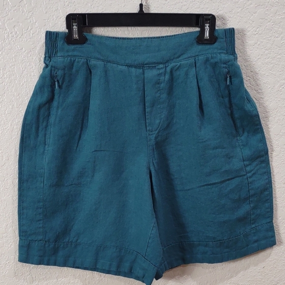 Athleta Pants - ATHLETA LINEN Shorts with Elastic Waistband and Relaxed Fit